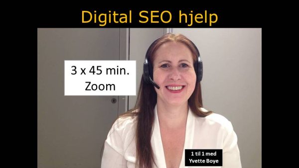 SEO hjelp for min nettside med Zoom og bilde av smilende Yvette Boye